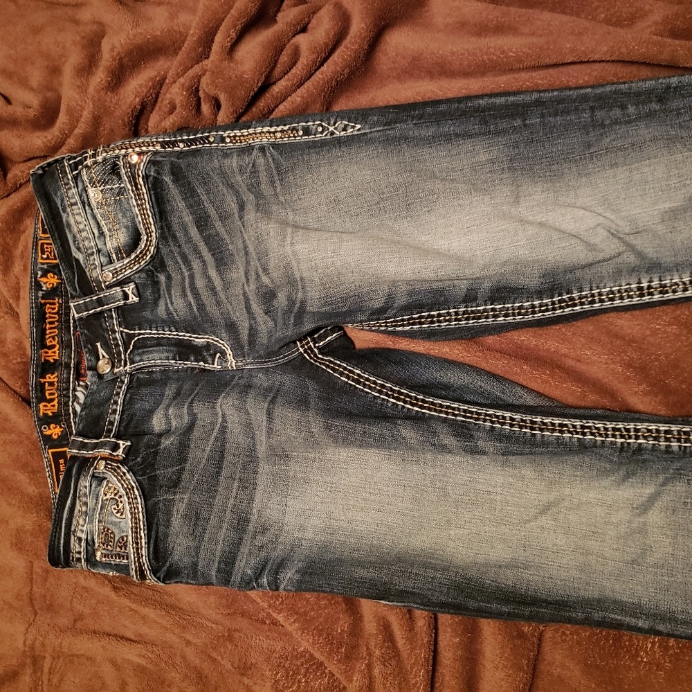 Women's rock revival jeans